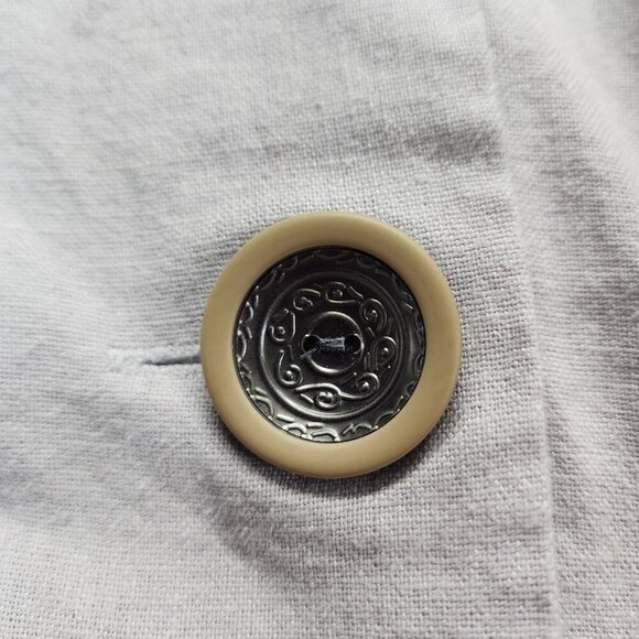 For Cynthia Linen Blend Lagenlook Sleeveless A-Line Art to Wear Dress Pockets S? - Picture 5 of 15